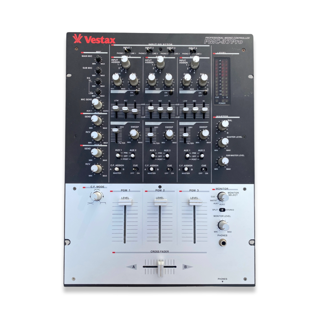 Vestax PMC-37 Pro Crossfader Reproduction Faceplate