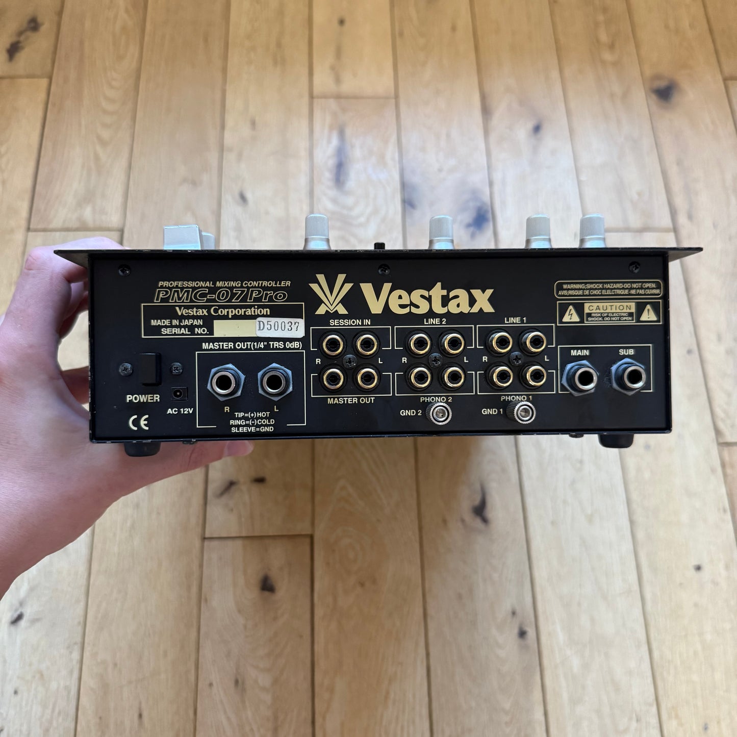 Vestax PMC-07 Pro Serviced Mixer inc AC-12 PSU