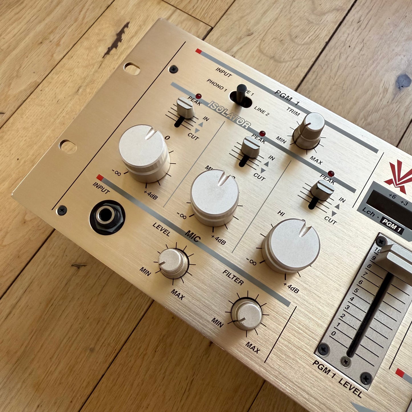 Vestax PMC-25 Serviced & Upgraded Rotary Rack Capable Mixer inc AC-12 PSU