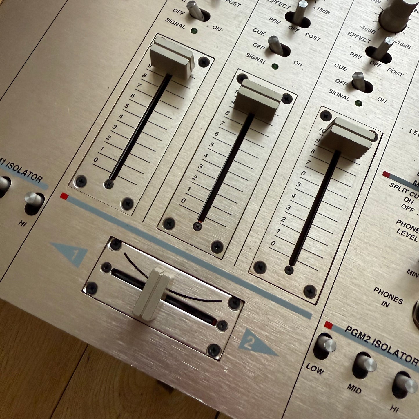 Vestax PMC-270A 3 Channel Analogue Mixer Serviced Ex Condition (Rotary Upgradable)
