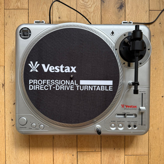 Vestax PDX-2000 Fully Serviced DJ Turntable Deck S/N 36U100045