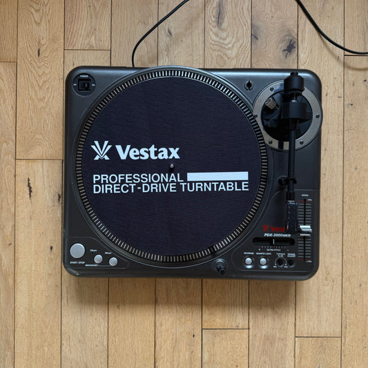 Vestax PDX-3000 MK2 Boxed Fully Serviced DJ Turntable Deck S/N 116F202491