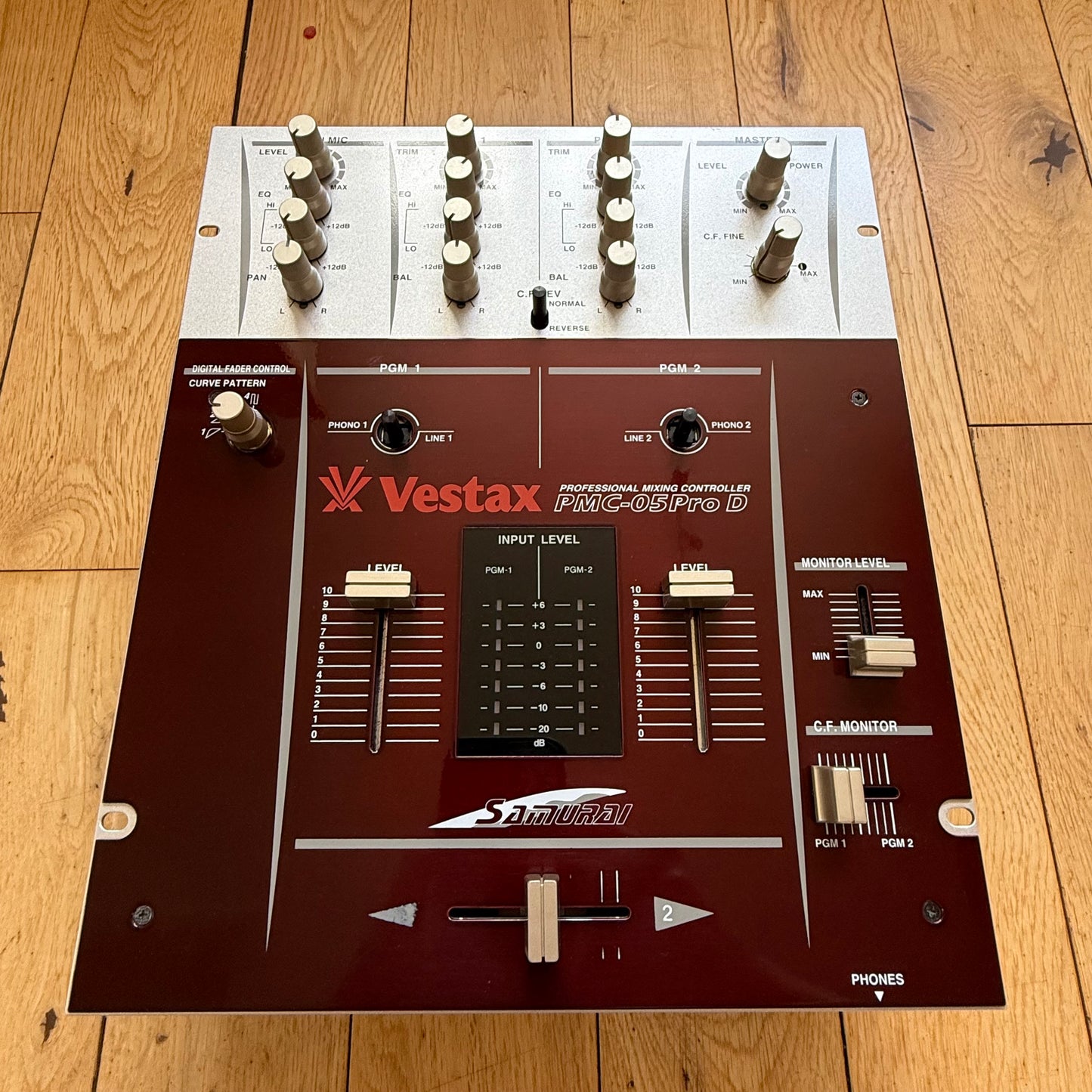 Vestax PMC-05 Pro D Samurai Boxed MixerRemix Serviced Mixer inc DC-15 PSU