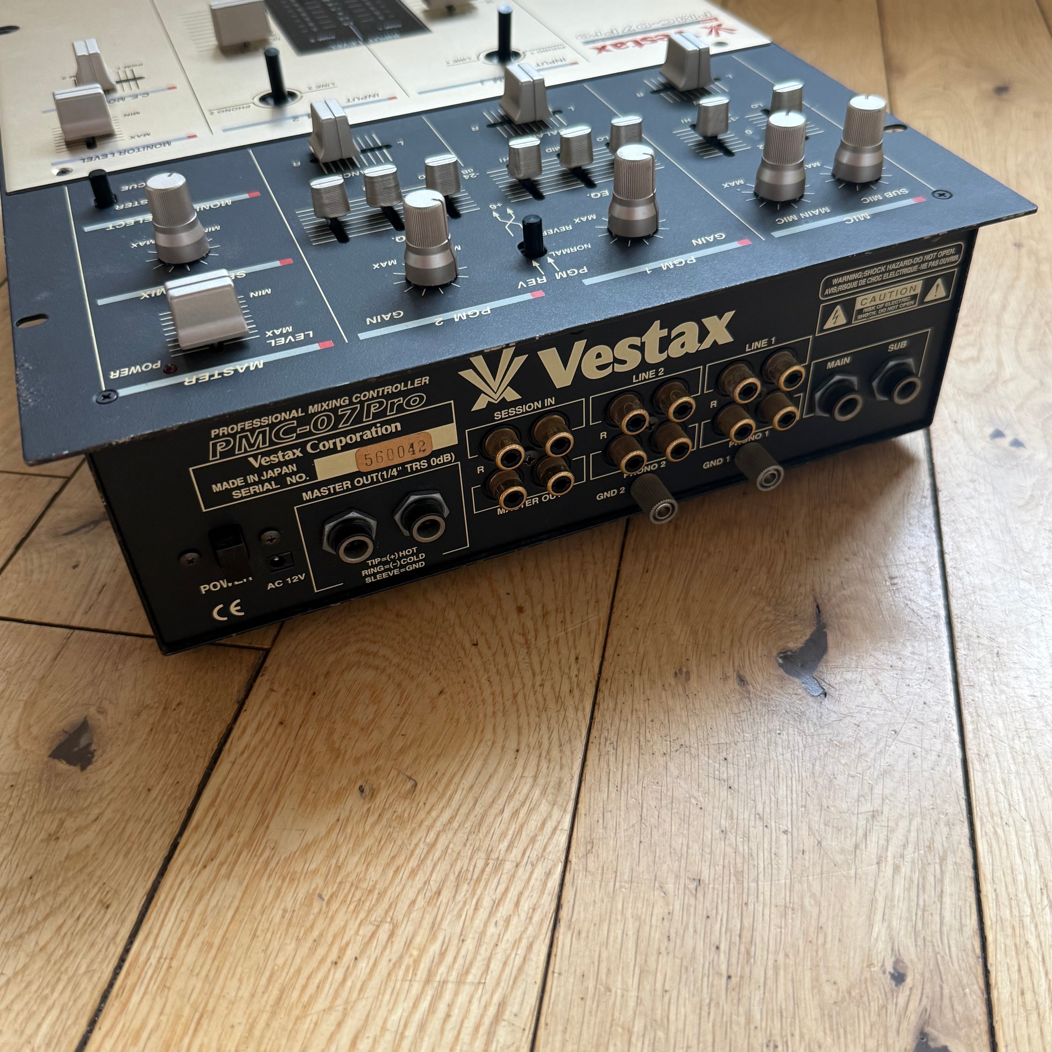 Vestax PMC-07 Pro 整備済 美品動作品 電源・予備パーツ付 Vestax PMC-07 Pro Mixer | Serviced with PSU