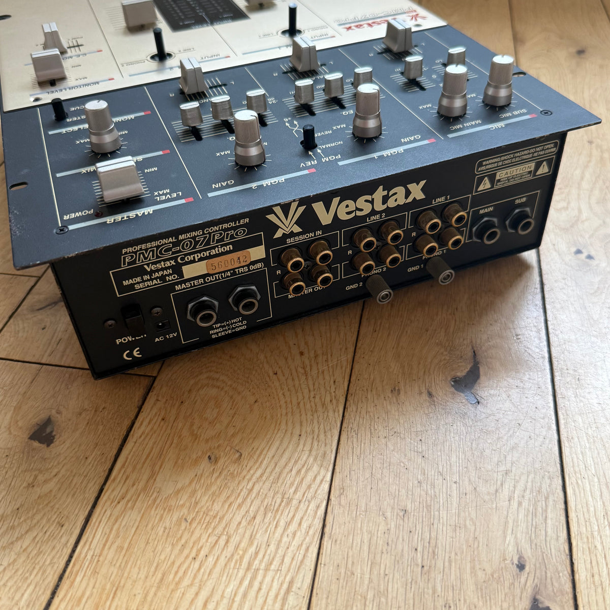 Vestax PMC-07 Pro Serviced Mixer inc AC-12 PSU