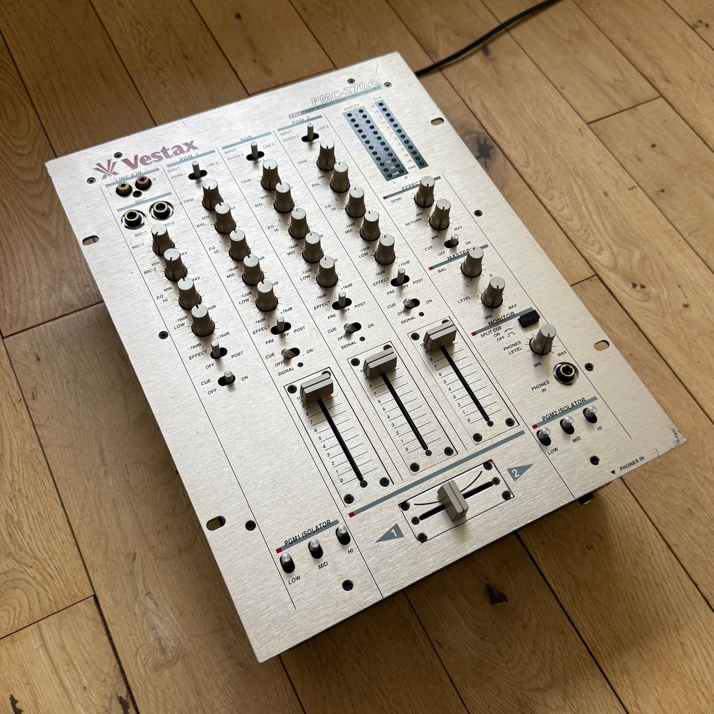 Vestax PMC-270A 3 Channel Analogue Mixer Serviced Ex Condition (Rotary Upgradable)