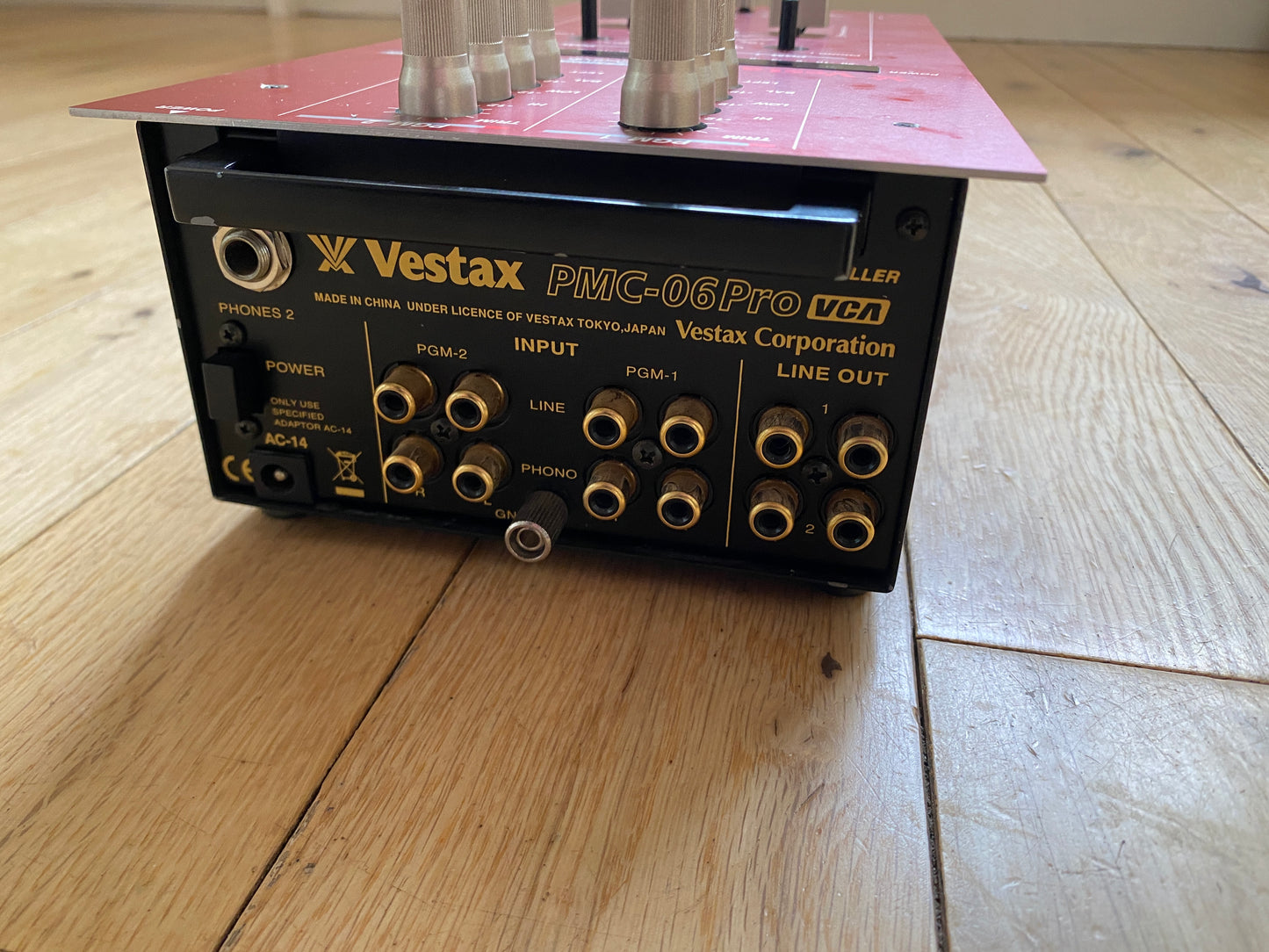 Vestax PMC-06 Pro VCA Serviced Mixer With ISP Faceplate