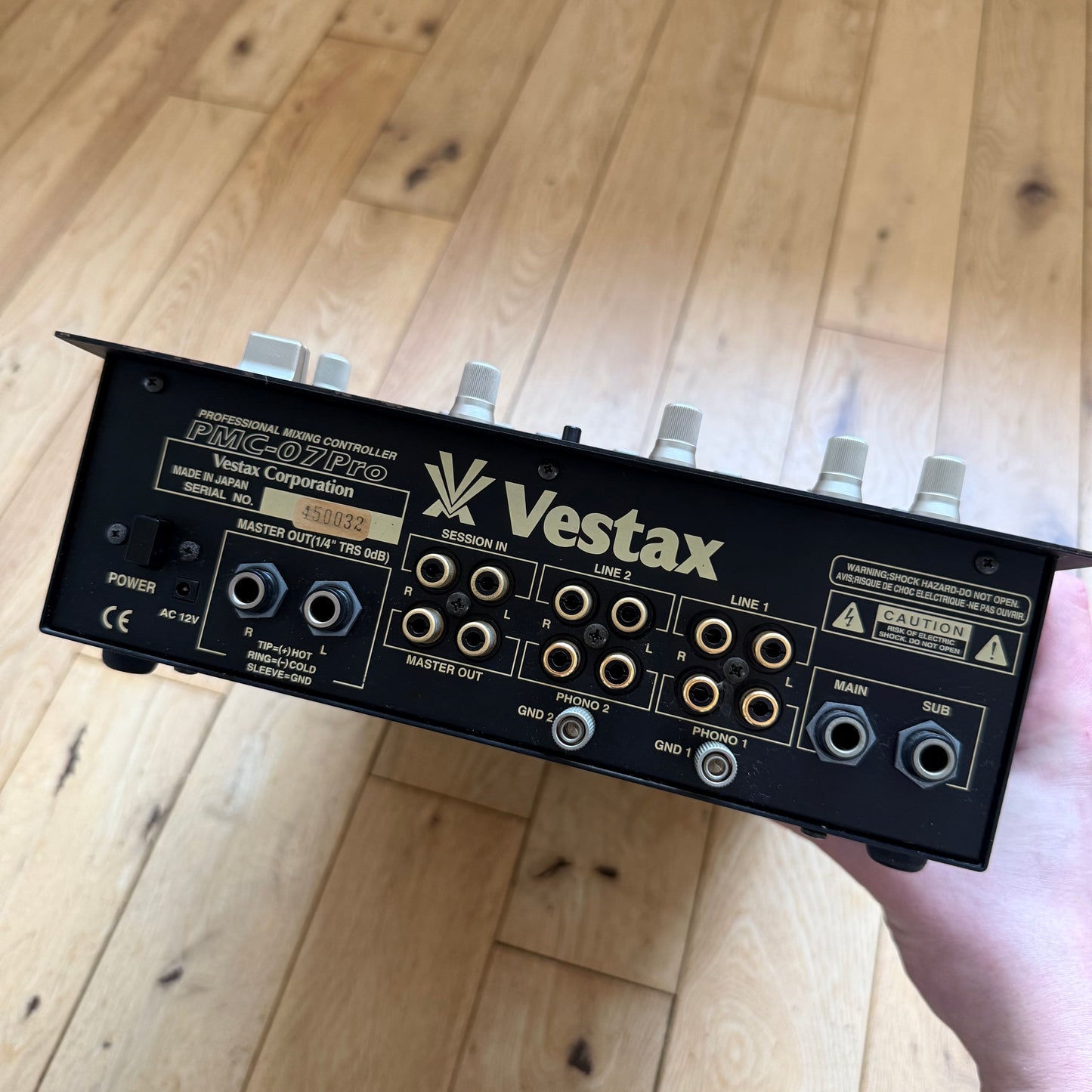 Pre-Order Vestax PMC-07 Pro Serviced Mixer inc AC-12 PSU S/N 450032
