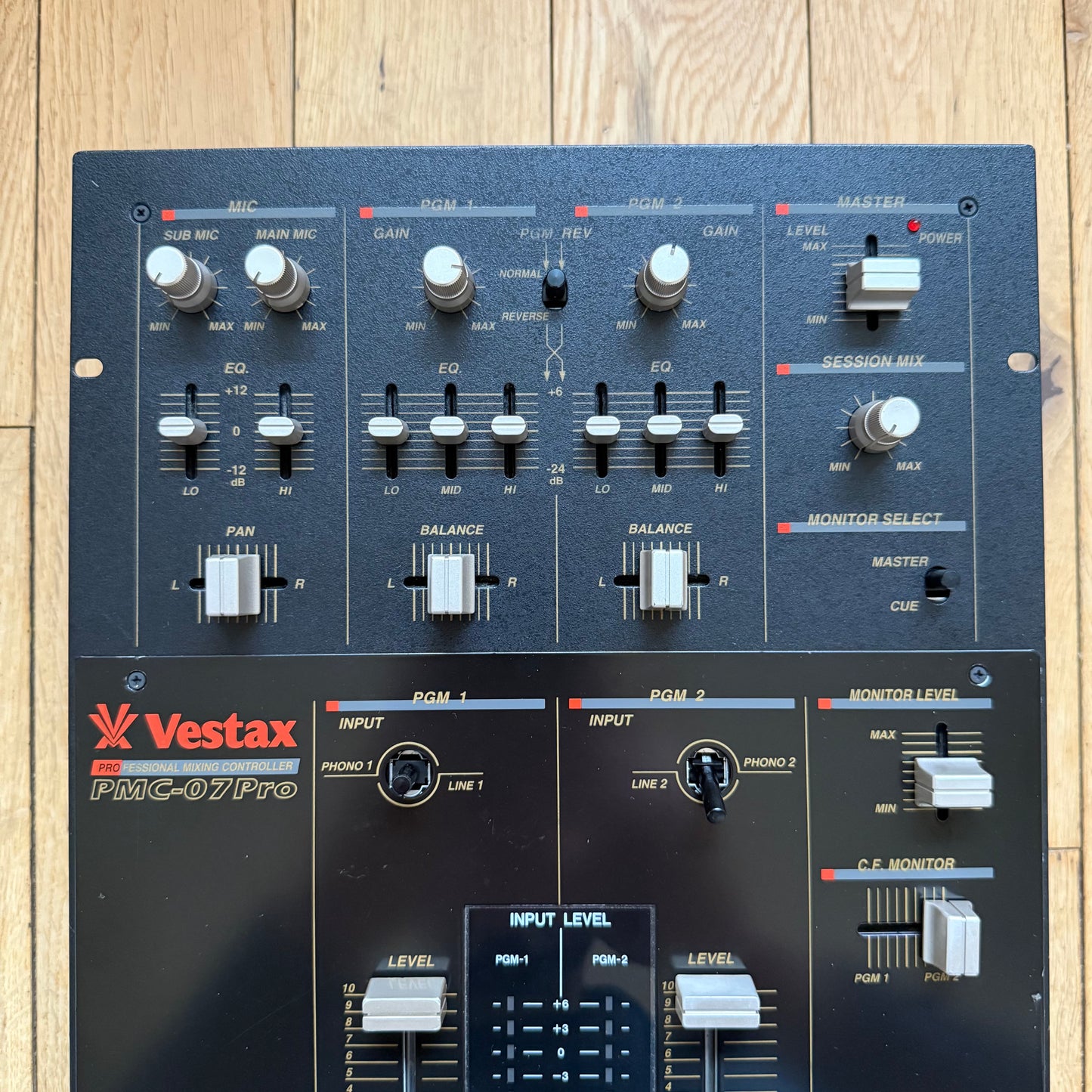 Vestax PMC-07 Pro Rare Black Edition Serviced Mixer inc AC-12 PSU
