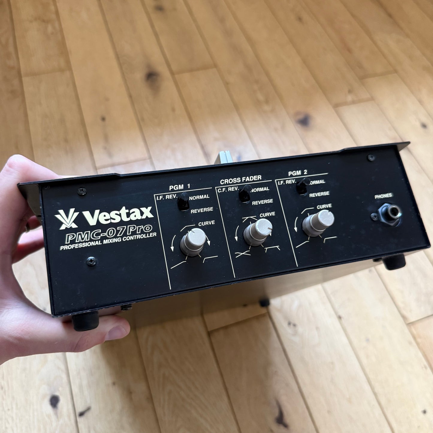 Vestax PMC-07 Pro Rare Black Edition Serviced Mixer inc AC-12 PSU