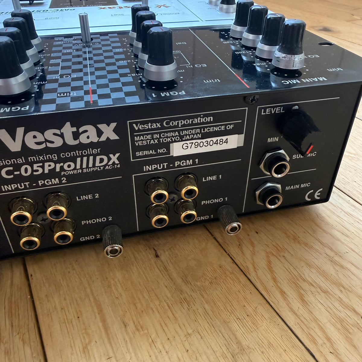 Vestax PMC-05 Pro III DX Serviced Scratch DJ Mixer Inc AC-14 PSU