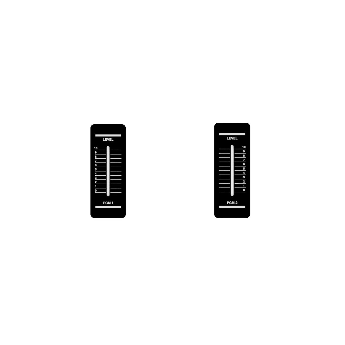 Vestax QFO LE Crossfader Reproduction Faceplates
