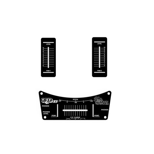 Vestax QFO LE Crossfader Reproduction Faceplates
