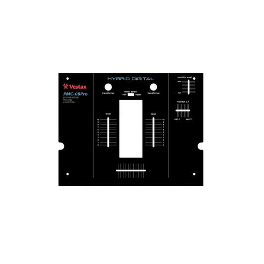 Vestax PMC-08 Reproduction Faceplate