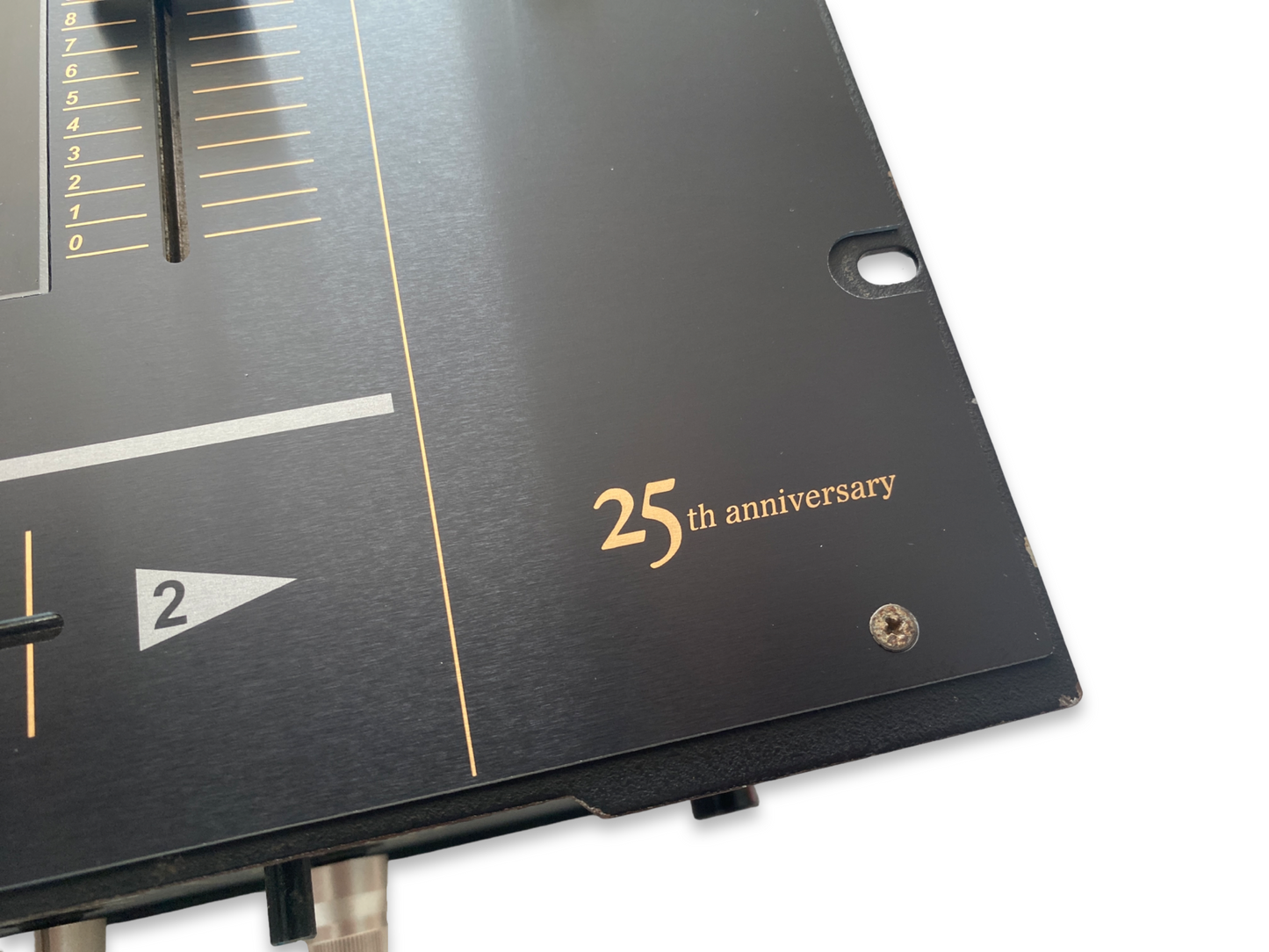 Vestax PMC-07 Pro Black 25th Anniversary Reproduction Faceplate
