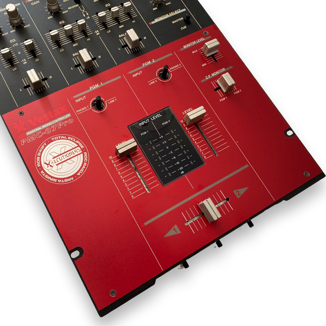 Vestax PMC-07 Pro X-ecutioners Ltd Edition Reproduction Faceplate