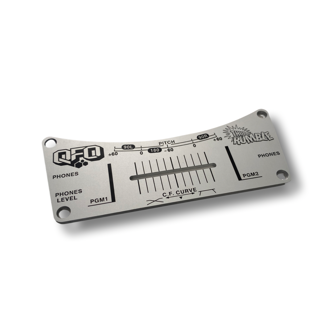 Vestax QFO Crossfader Reproduction Faceplate
