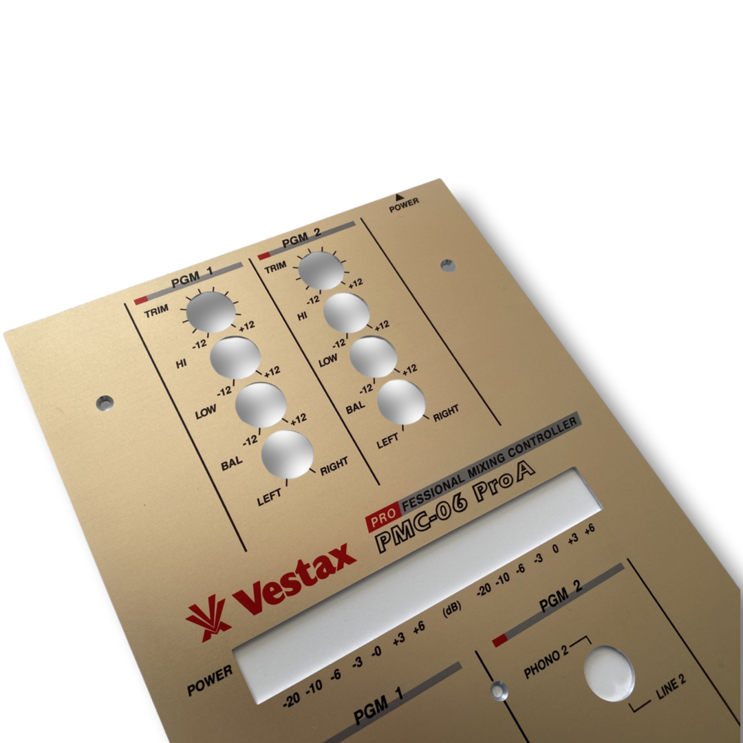 Vestax PMC-06 Pro A Reproduction Faceplate